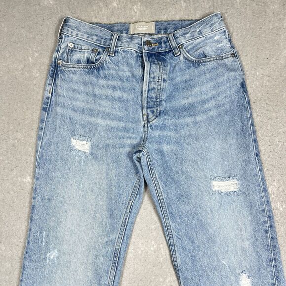 Everlane The Relaxed Straight Fit Jean’s Blue Women’s 29 Regular Organic Cotton - Picture 2 of 14